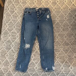 Rails slim ankle Jean